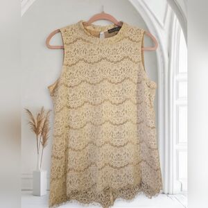 Elegant Lace Sleeveless Dress